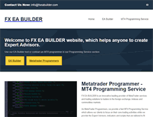 Tablet Screenshot of fxeabuilder.com